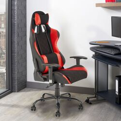 Fotoliu gaiming Halmar Drake (Red/Black)