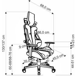 Scaun gaming Halmar Nitro 2 (Black/Red) Thumb