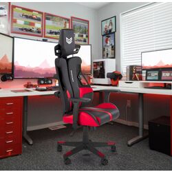 Scaun gaming Halmar Nitro 2 (Black/Red)