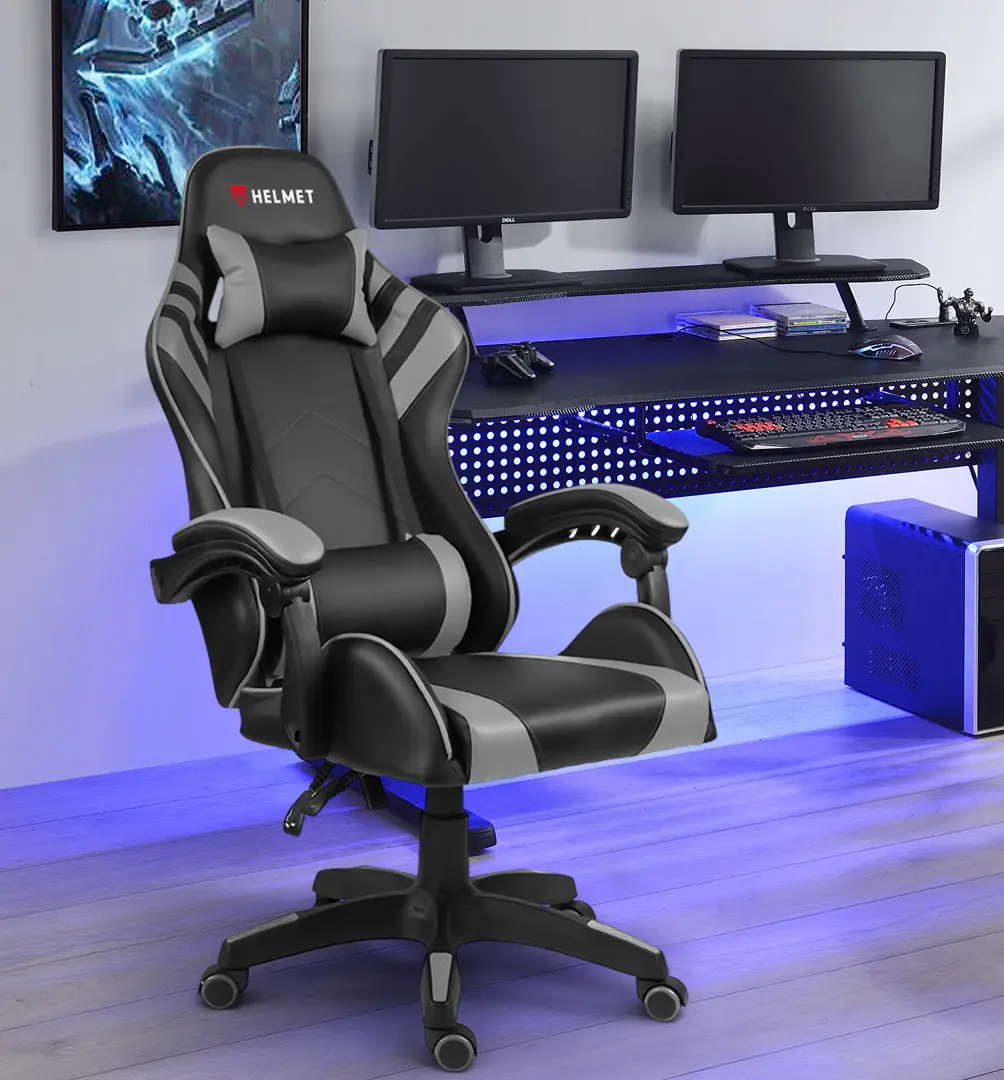 Fotoliu gaming Helmet CH-501 (Grey/Black)