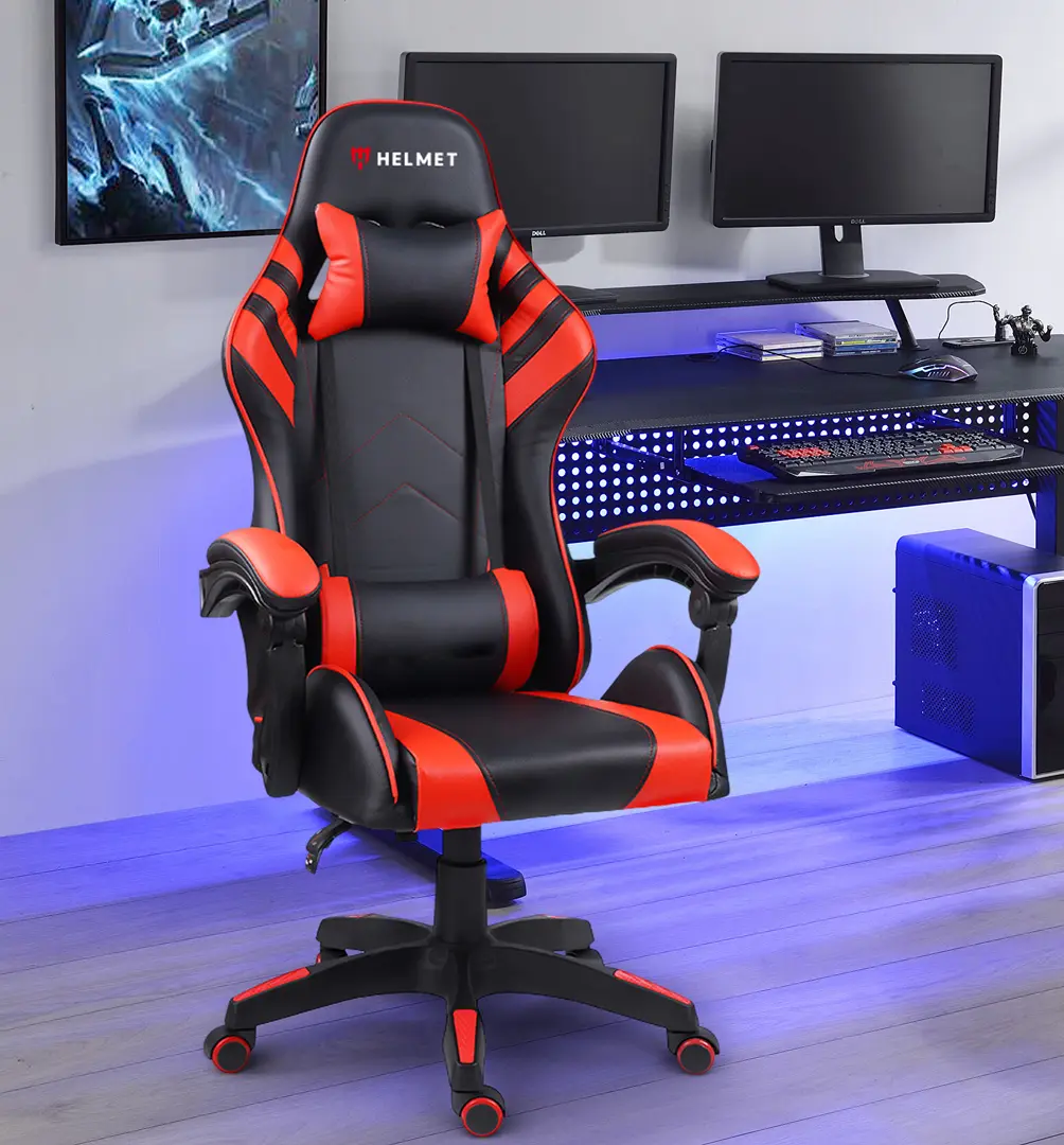 Fotoliu gaming Helmet CH-501 (Red/Black)