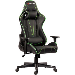 Fotoliu gaming Helmet CH-502 (Black/Green) Thumb