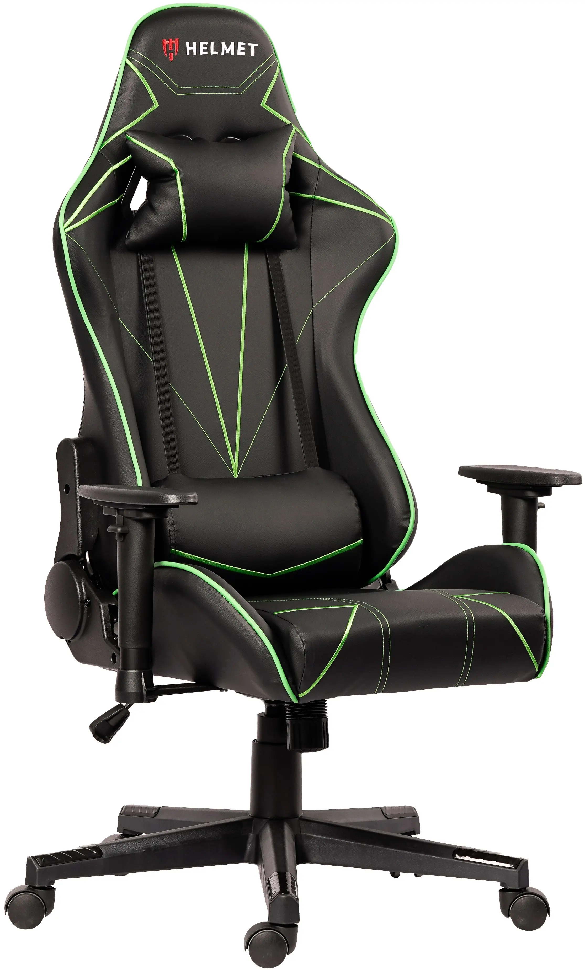 Fotoliu gaming Helmet CH-502 (Black/Green)