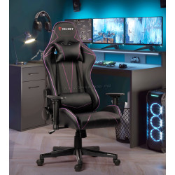 Fotoliu gaming Helmet CH-502 (Black/Purple)