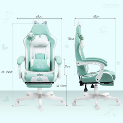 Игровое кресло Homcom 921-794V00LB (Mint) Thumb