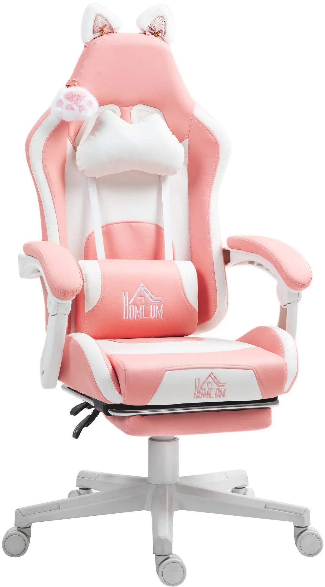 Игровое кресло Homcom 921-794V00PK (Pink/White) - 2