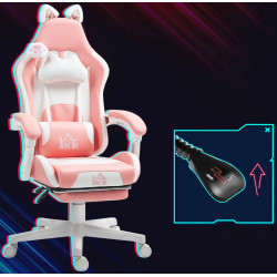 Игровое кресло Homcom 921-794V00PK (Pink/White) Thumb