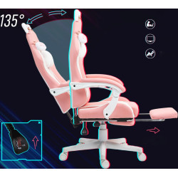 Игровое кресло Homcom 921-794V00PK (Pink/White) Thumb