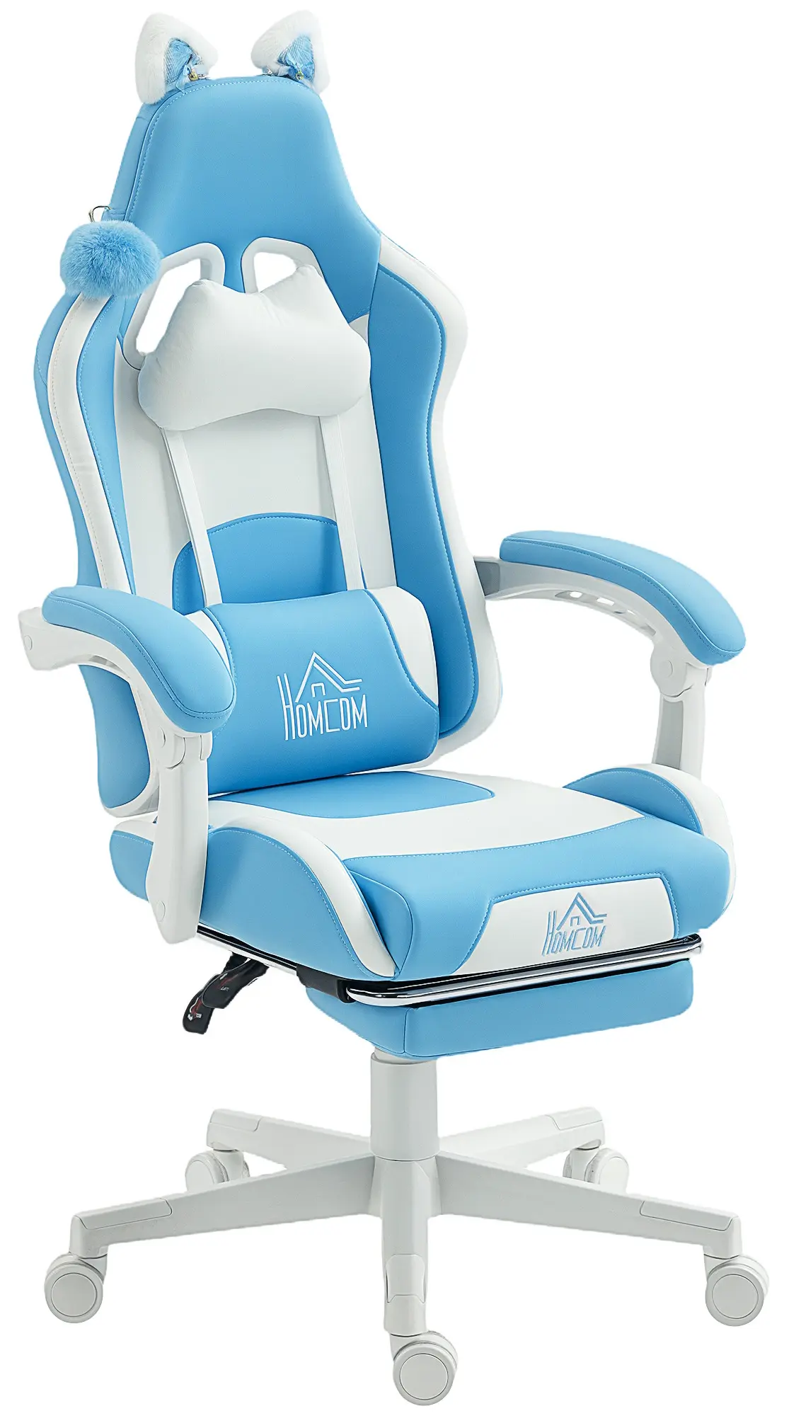 Игровое кресло Homcom 921-794V01LB (Light Blue) - 2