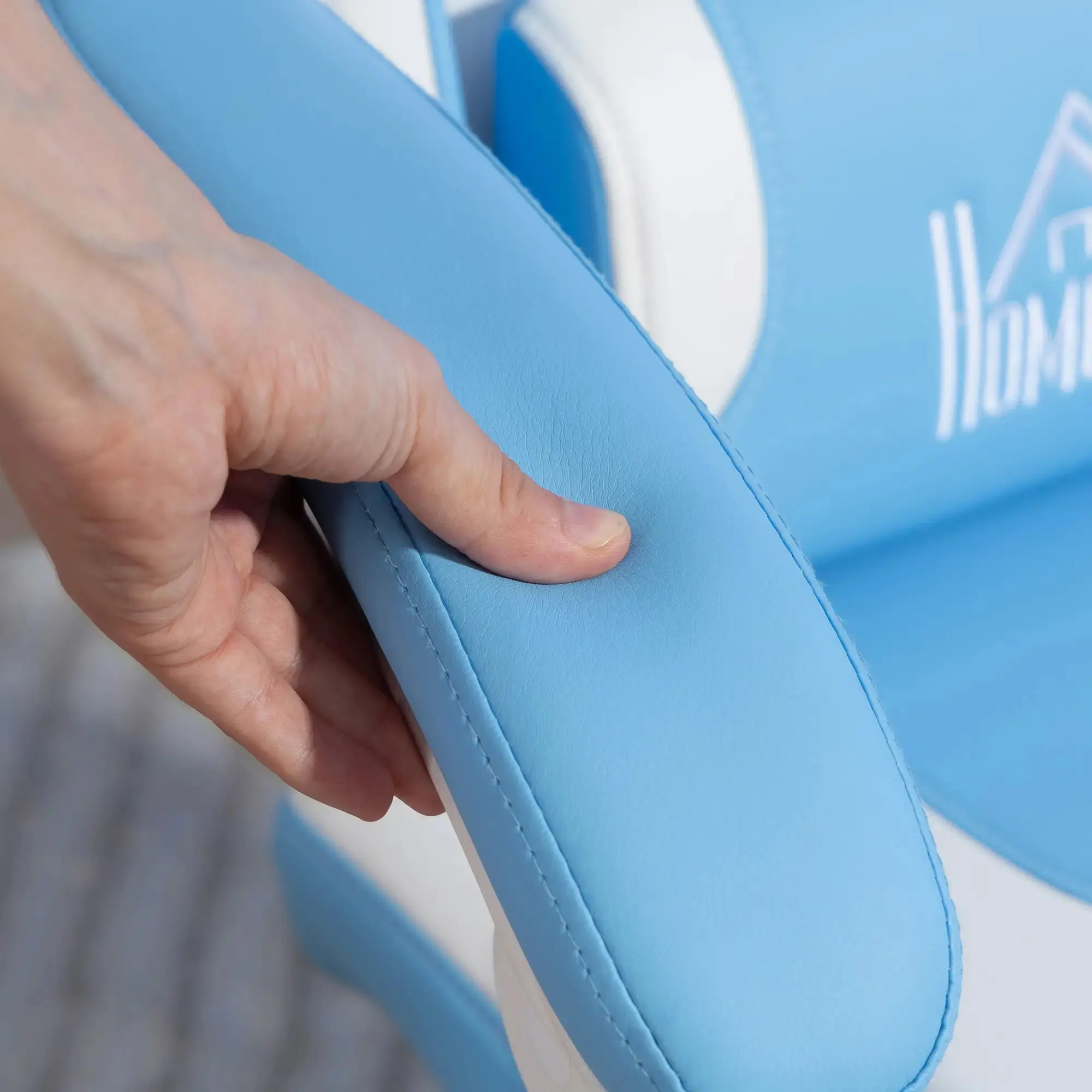 Игровое кресло Homcom 921-794V01LB (Light Blue) - 4