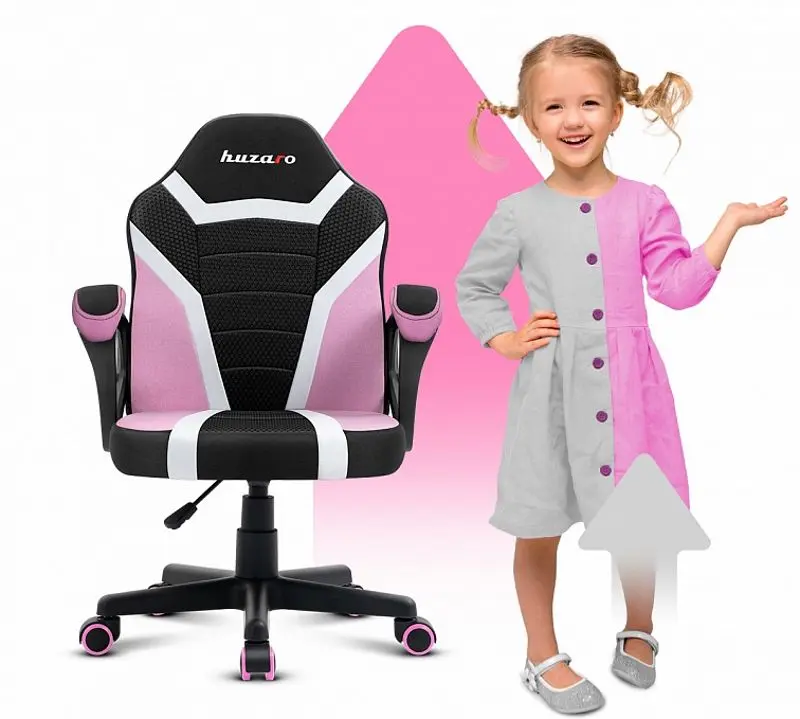 Fotoliu gaming pentru copii Huzaro Ranger 1.0 (Black/Pink)