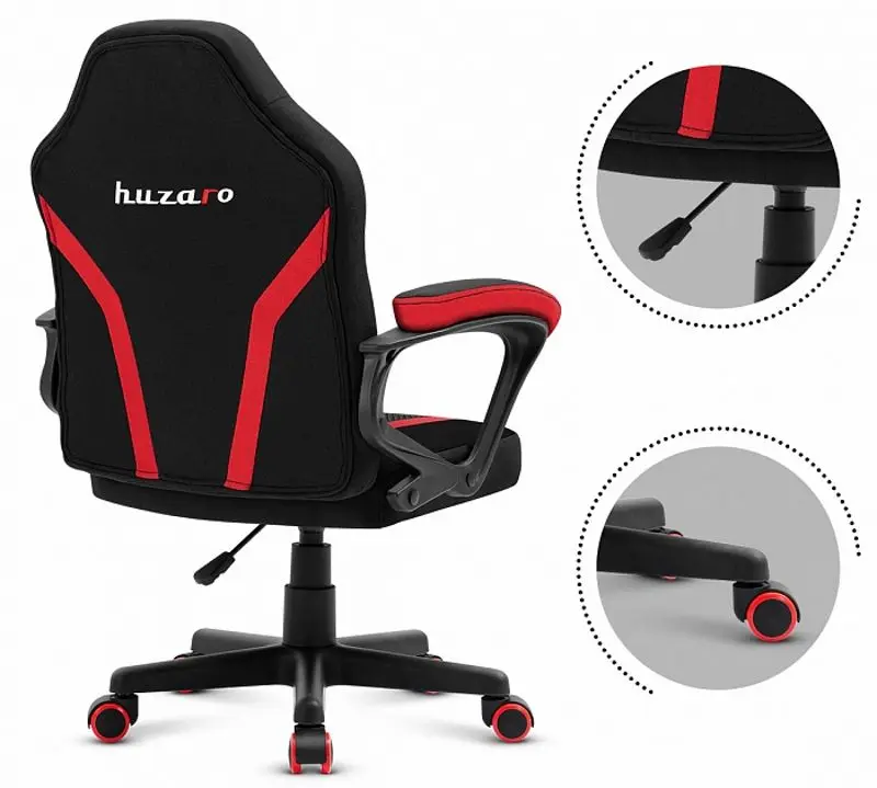 Игровое кресло для детей Huzaro Ranger 1.0 (Black/Red)