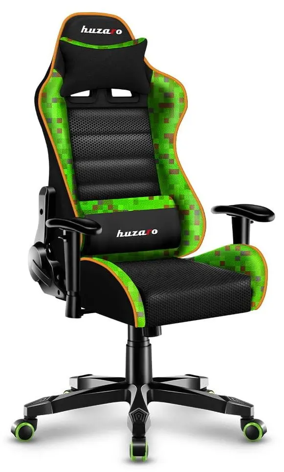 Игровое кресло для детей Huzaro Ranger 6.0 (Black/Green)