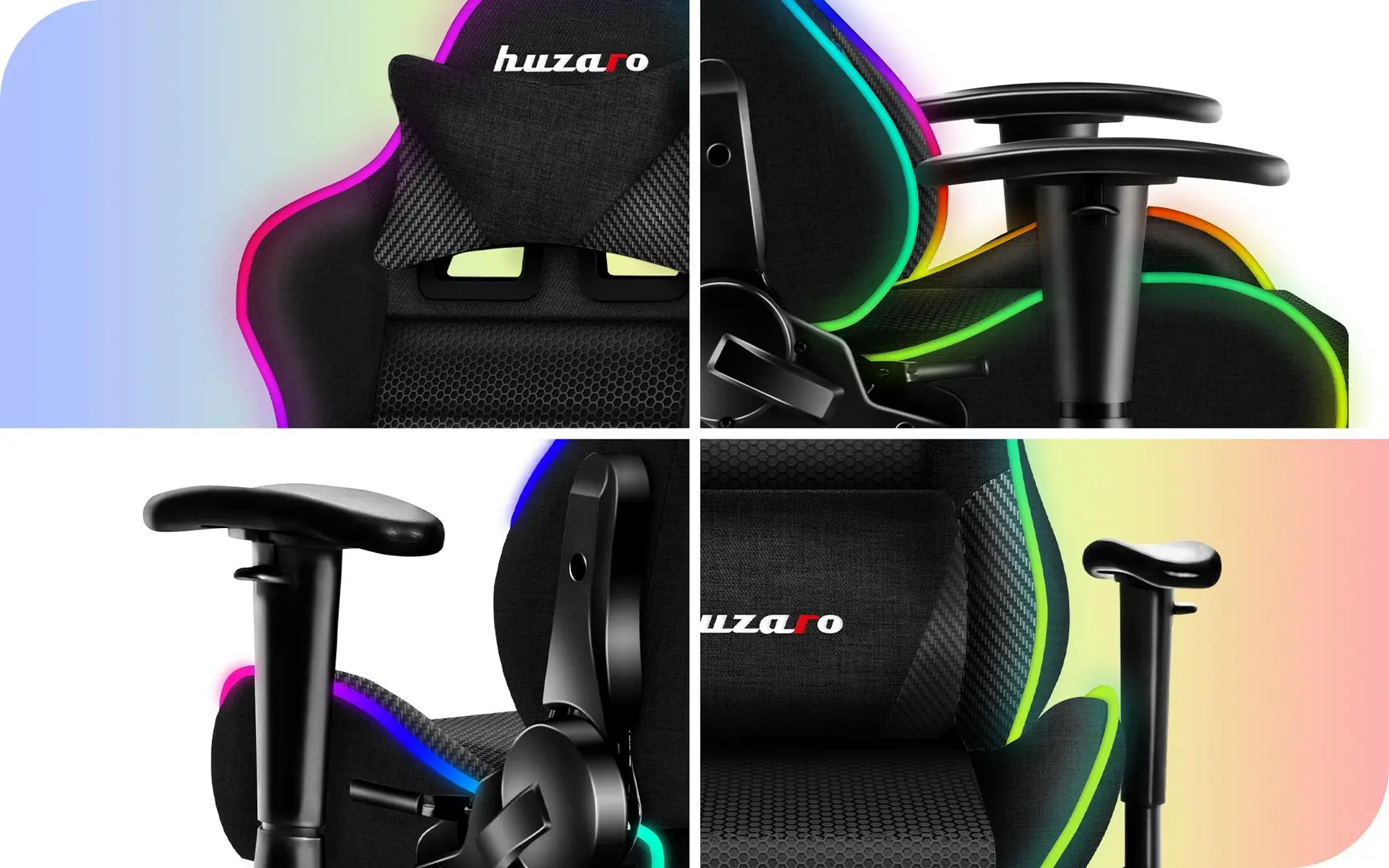 Игровое кресло для детей Huzaro Ranger 6.0 RGB (Black)