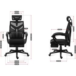 Fotoliu gaming Huzaro Combat 5.0 (Black) Thumb