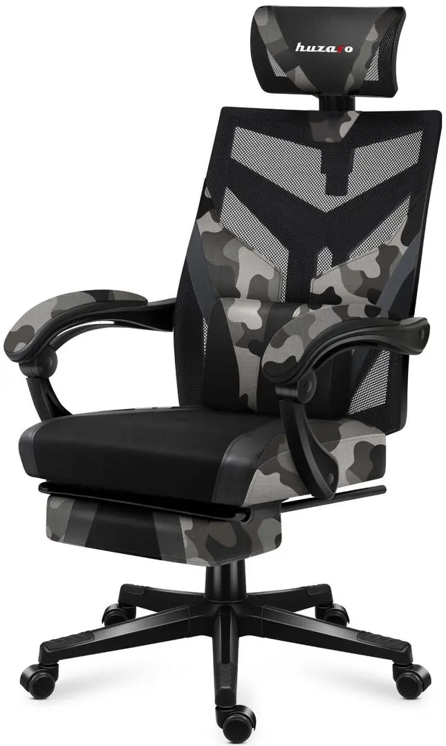 Игровое кресло Huzaro Combat Camo 5.0 (Black/Grey)