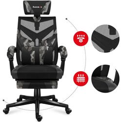 Игровое кресло Huzaro Combat Camo 5.0 (Black/Grey) Thumb