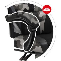 Игровое кресло Huzaro Combat Camo 5.0 (Black/Grey) Thumb