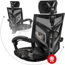 Игровое кресло Huzaro Combat Camo 5.0 (Black/Grey) Thumb