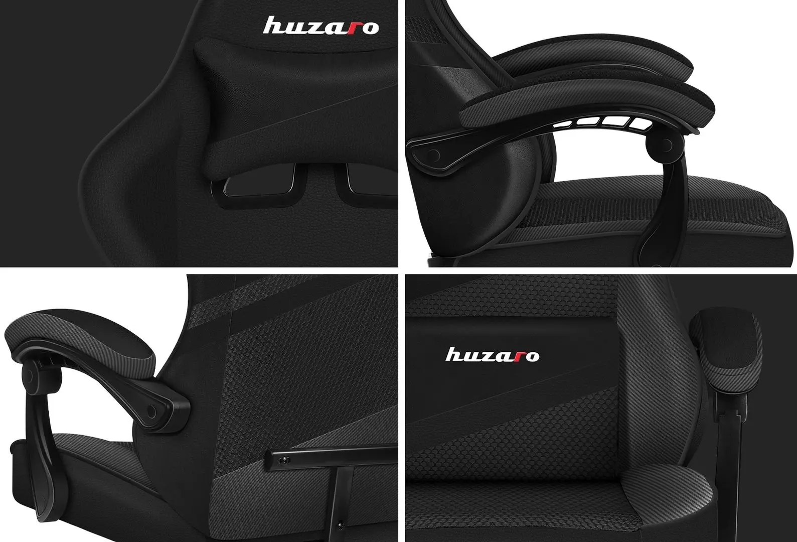 Fotoliu gaming Huzaro Force 4.4 (Carbon/Black)