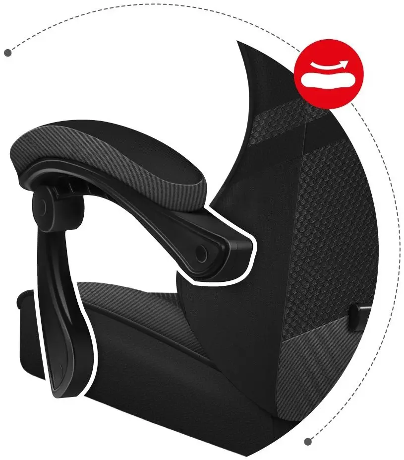 Fotoliu gaming Huzaro Force 4.4 (Carbon/Black)