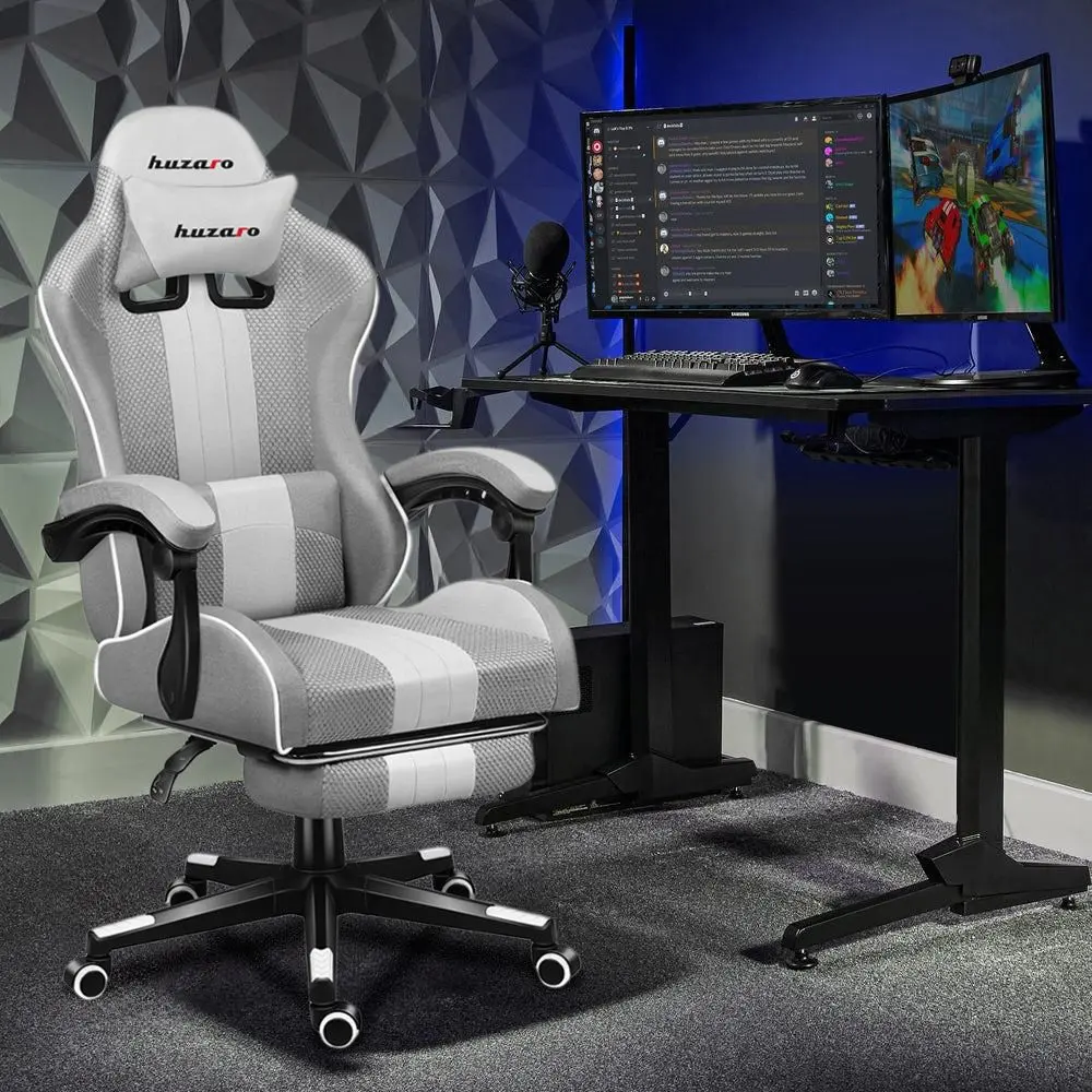 Fotoliu gaming Huzaro Force 4.7 (Grey/White)