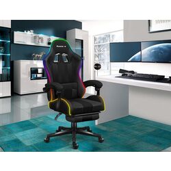 Fotoliu gaming Huzaro Force 6.3 RGB (Black)