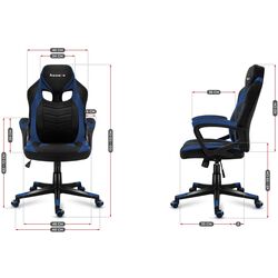 Игровое кресло Huzaro Force Mesh 2.5 (Black/Blue) Thumb
