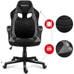 Fotoliu gaming Huzaro Force Mesh 2.5 (Black/Grey) Thumb
