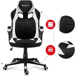 Игровое кресло Huzaro Force Mesh 2.5 (Black/White) Thumb