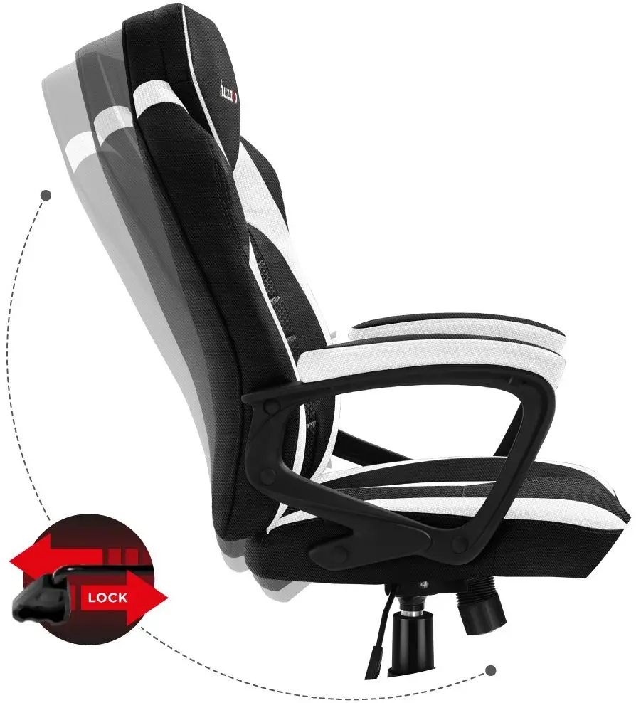 Игровое кресло Huzaro Force Mesh 2.5 (Black/White)