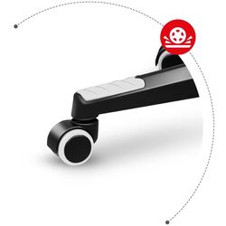 Игровое кресло Huzaro Force Mesh 2.5 (Black/White) Thumb