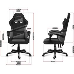 Игровое кресло Huzaro Force Mesh 4.4 (Grey/Black) Thumb