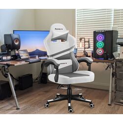 Fotoliu gaming Huzaro Force Mesh 4.4 (White/Grey)