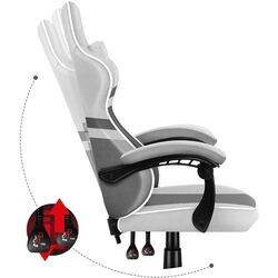 Игровое кресло Huzaro Force Mesh 4.4 (White/Grey) Thumb