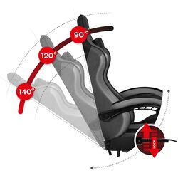 Игровое кресло Huzaro Force Mesh 4.7 (Grey/Black) Thumb