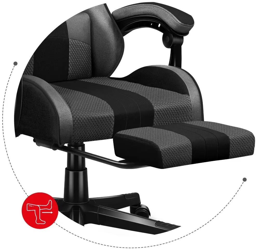 Игровое кресло Huzaro Force Mesh 4.7 (Grey/Black)