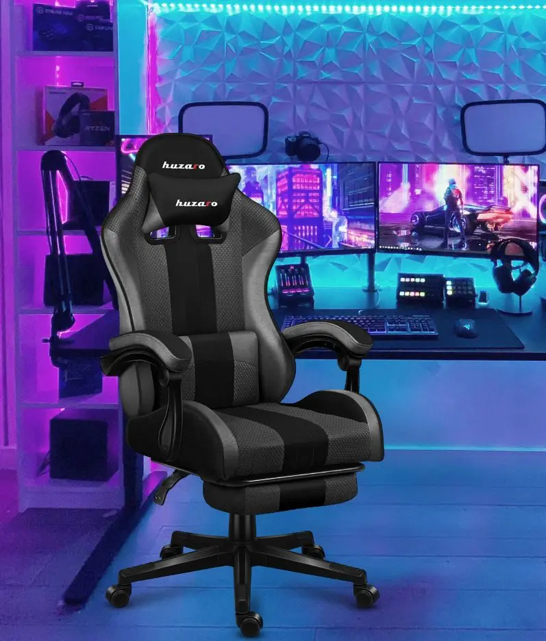Игровое кресло Huzaro Force Mesh 4.7 (Grey/Black)