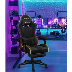 Fotoliu gaming Huzaro Force Mesh RGB 4.7 (Black) Thumb