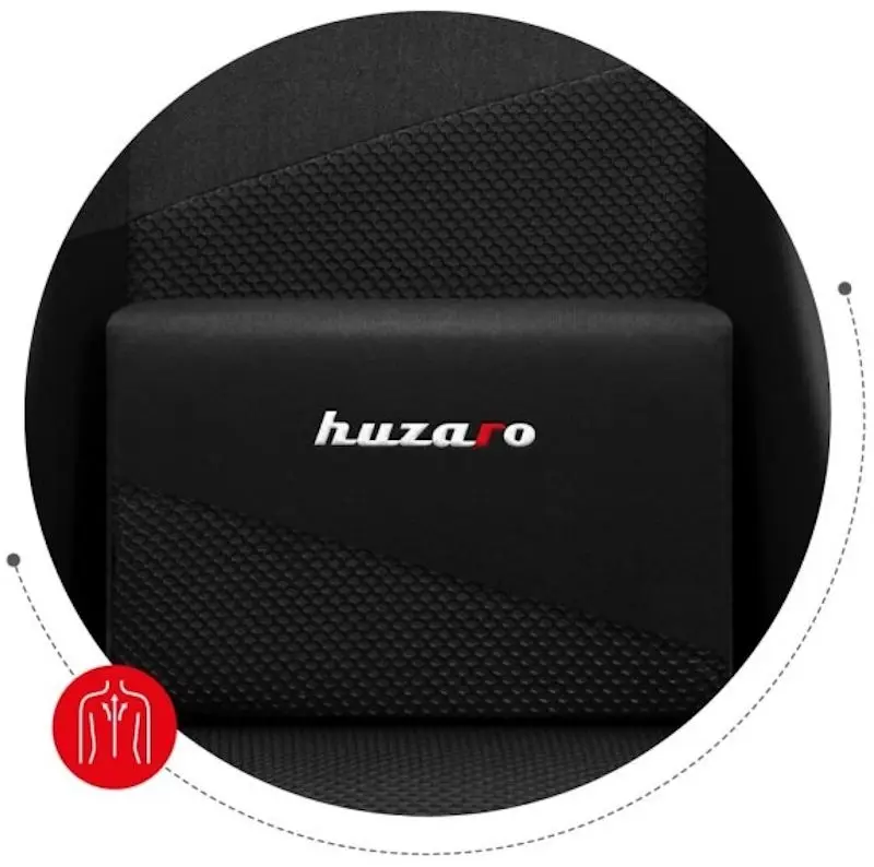 Игровое кресло Huzaro Force Mesh RGB LED 6.2 (Black)