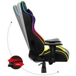 Игровое кресло Huzaro Force Mesh RGB LED 6.2 (Black) Thumb