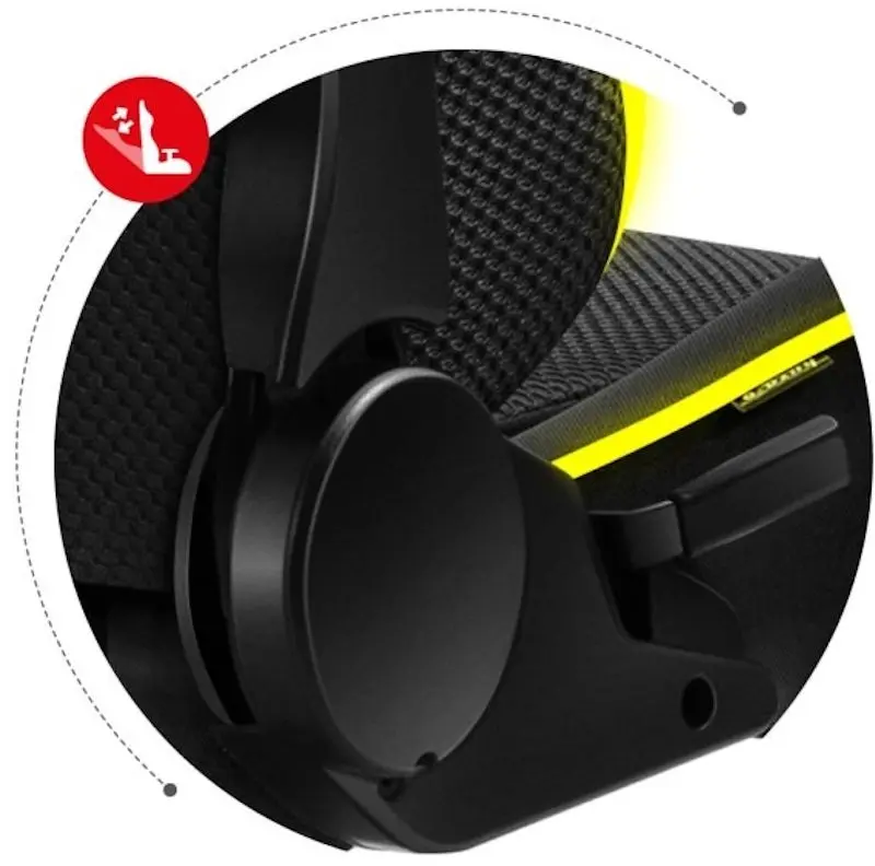 Игровое кресло Huzaro Force Mesh RGB LED 6.2 (Black)