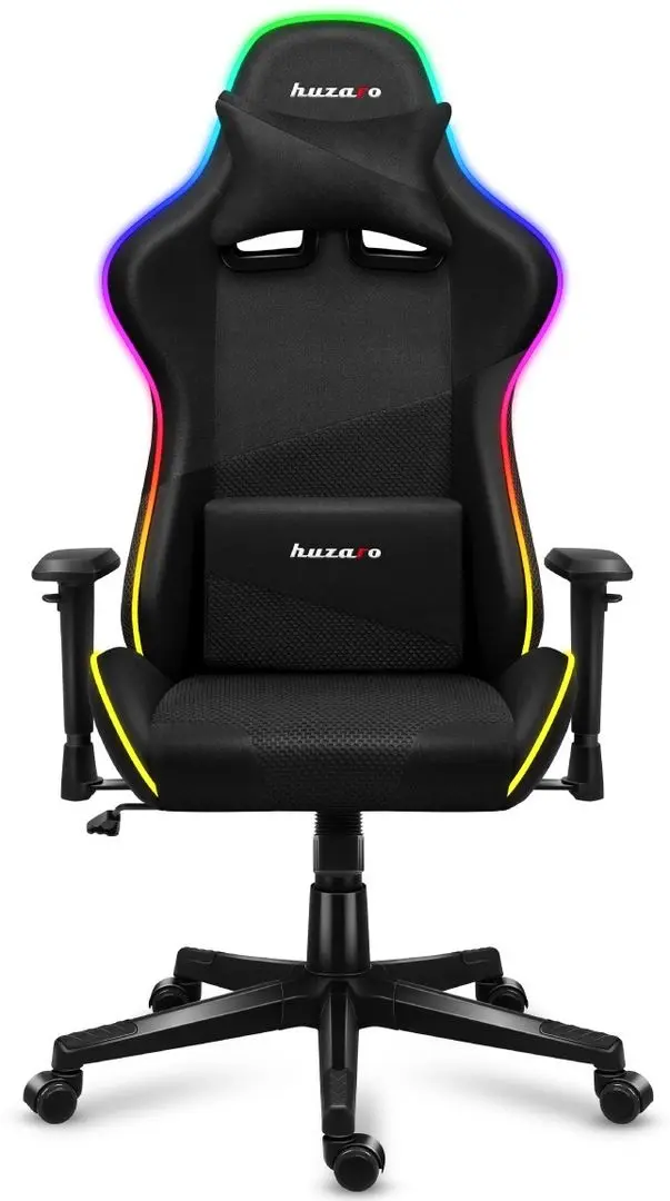Игровое кресло Huzaro Force Mesh RGB LED 6.2 (Black)