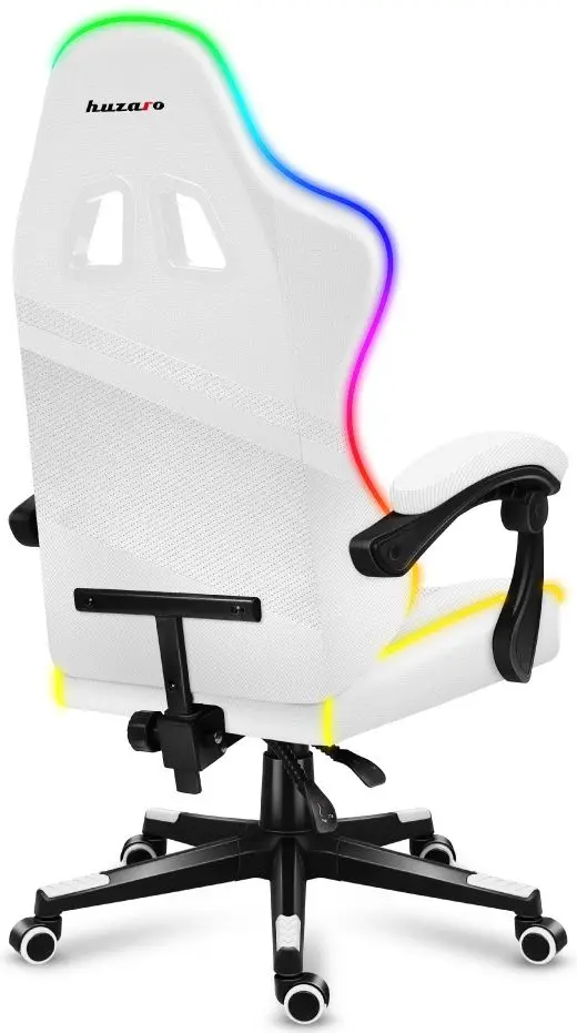 Fotoliu gaming Huzaro Force RGB 4.4 (White)