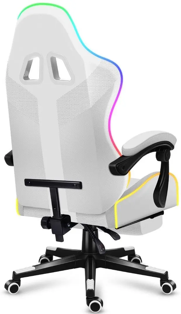 Fotoliu gaming Huzaro Force RGB 4.7 (White)