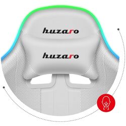 Fotoliu gaming Huzaro Force RGB 4.7 (White) Thumb