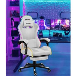 Fotoliu gaming Huzaro Force RGB 4.7 (White)