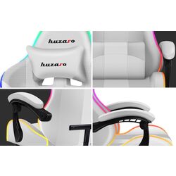 Fotoliu gaming Huzaro Force RGB 4.7 (White) Thumb