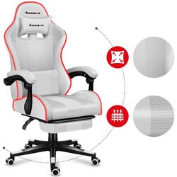 Fotoliu gaming Huzaro Force RGB 4.7 (White) Thumb