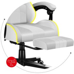 Fotoliu gaming Huzaro Force RGB 4.7 (White) Thumb